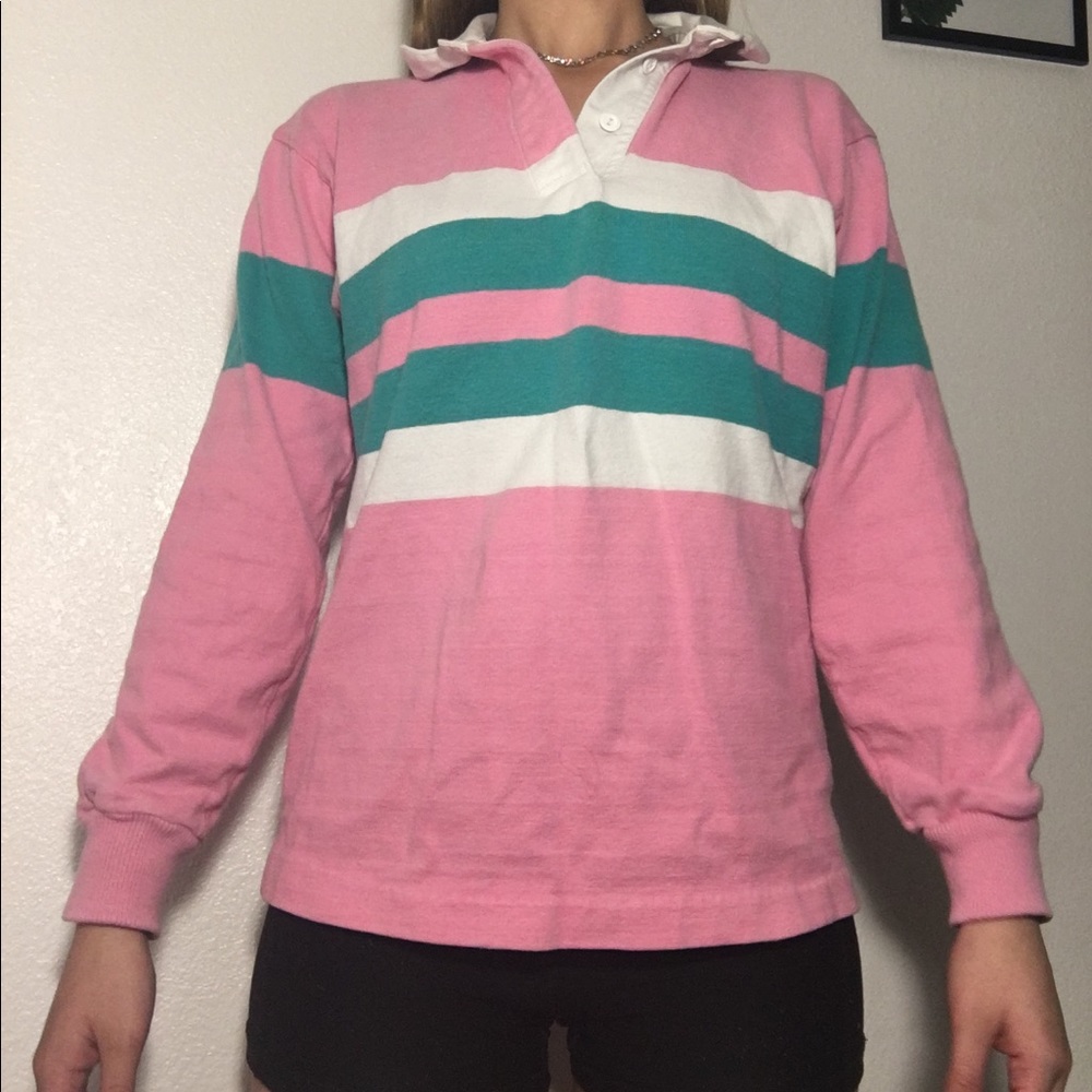 Pink polo